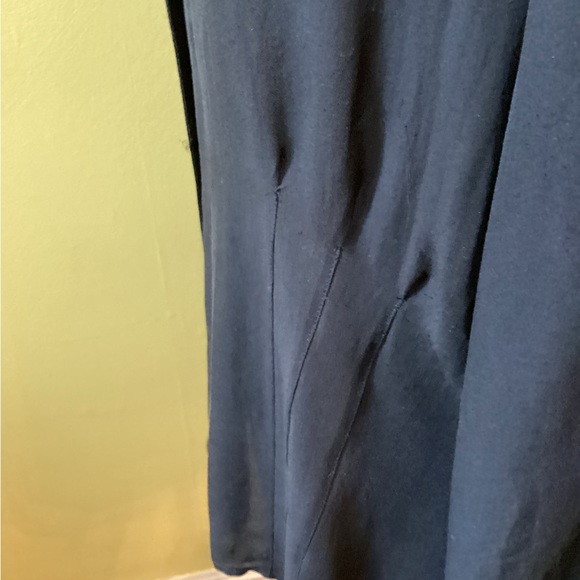 Jones New York Pretty Black Silk Long Sleeve Blouse Size 12 - Picture 3 of 10